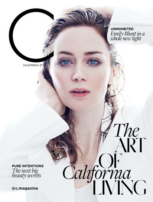 影星Emily Blunt 演绎极简主义中性风